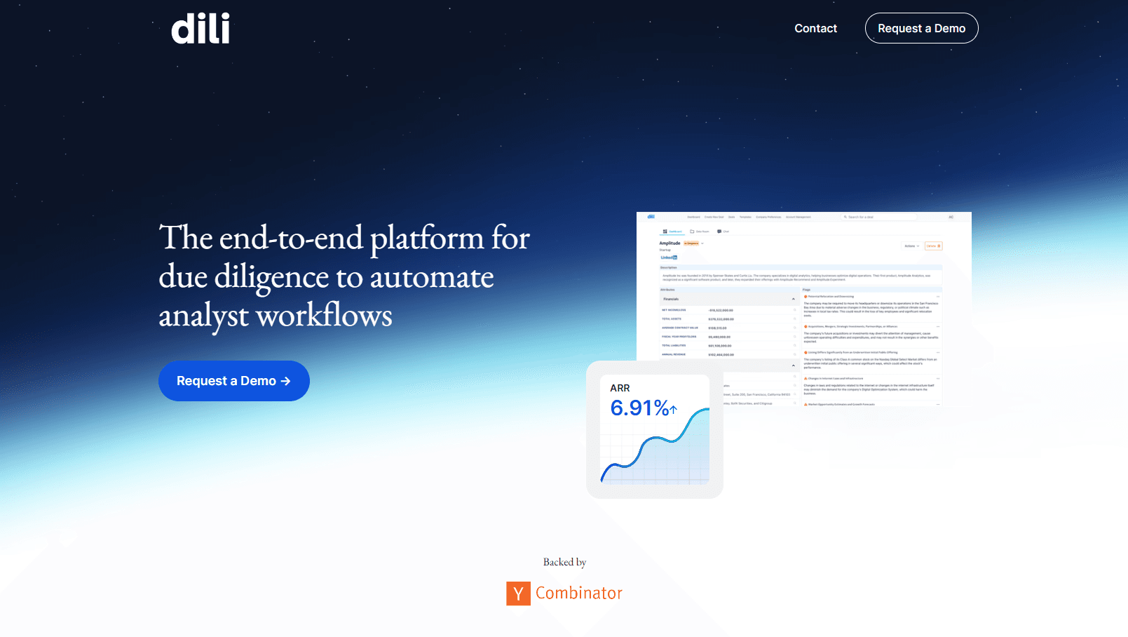 AI-powered platform for automating due diligence in venture funds
