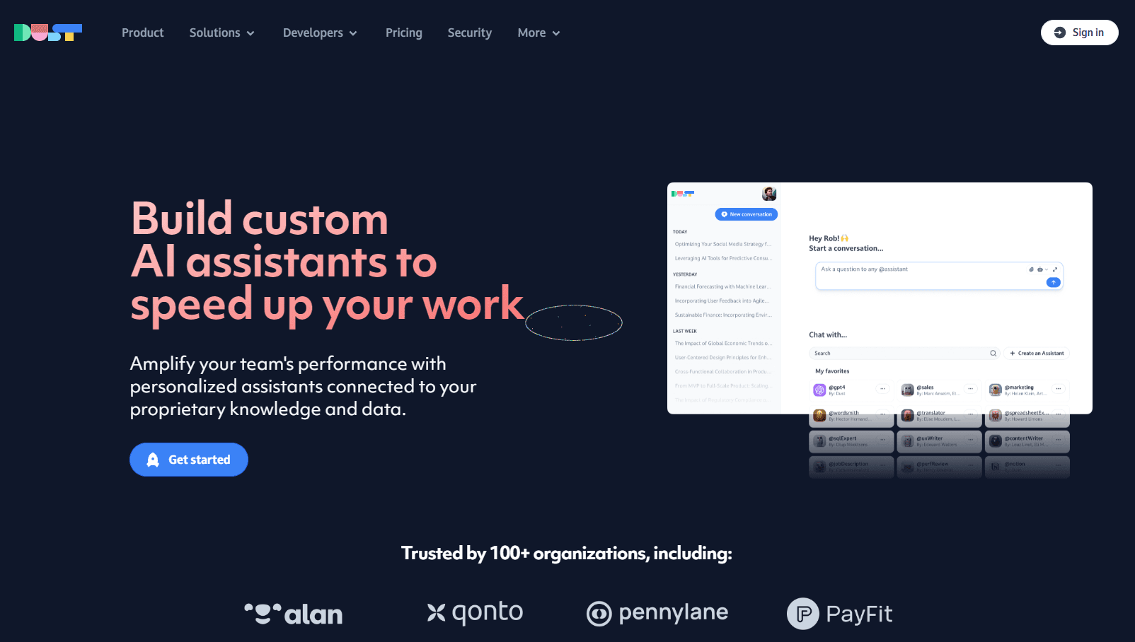 AI-powered platform for building and deploying AI applications