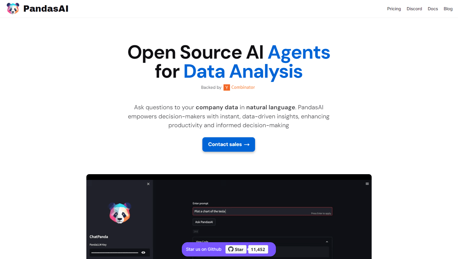 AI-powered platform for conversational data analysis