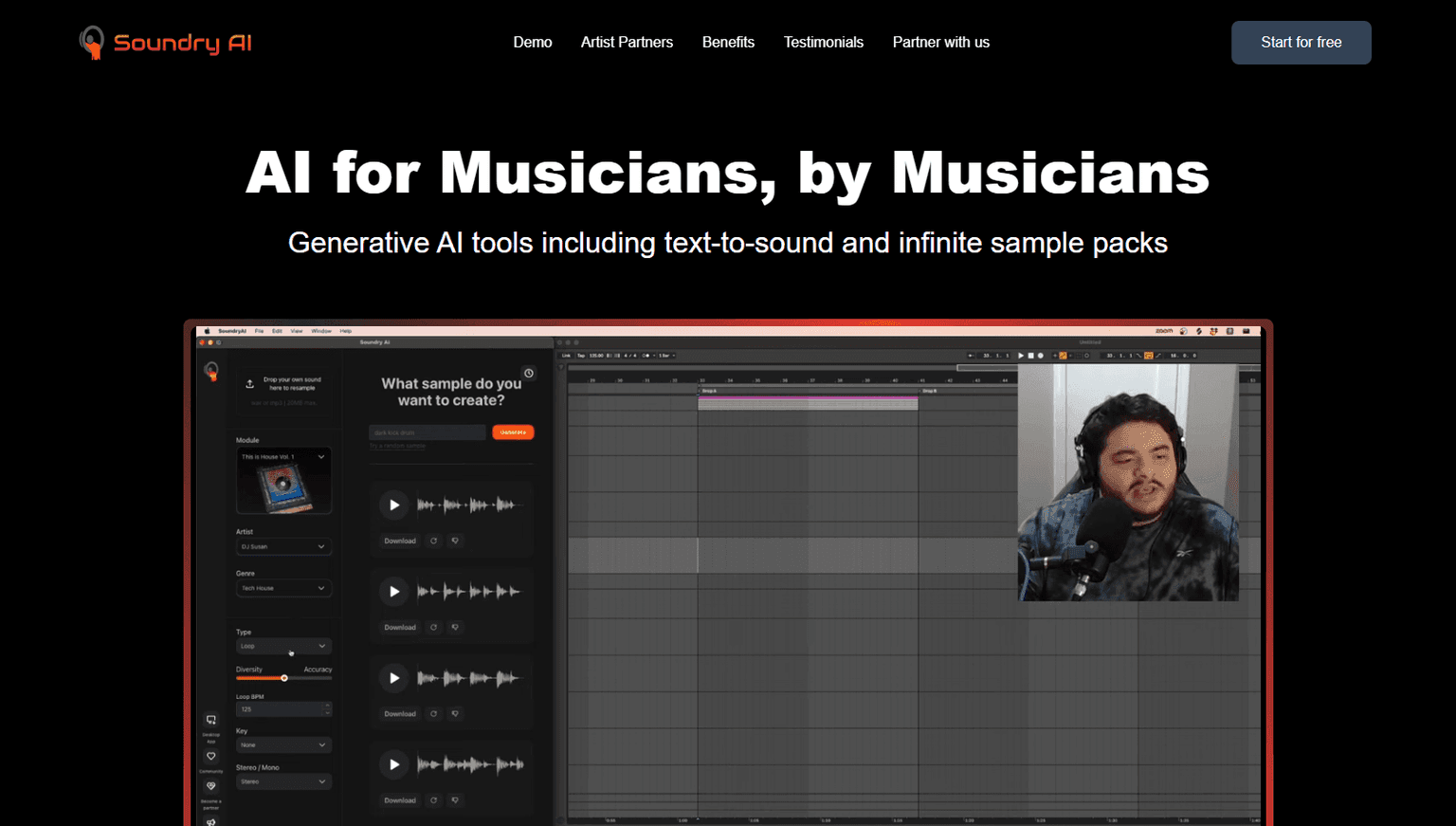 AI-powered platform for generative sound creation