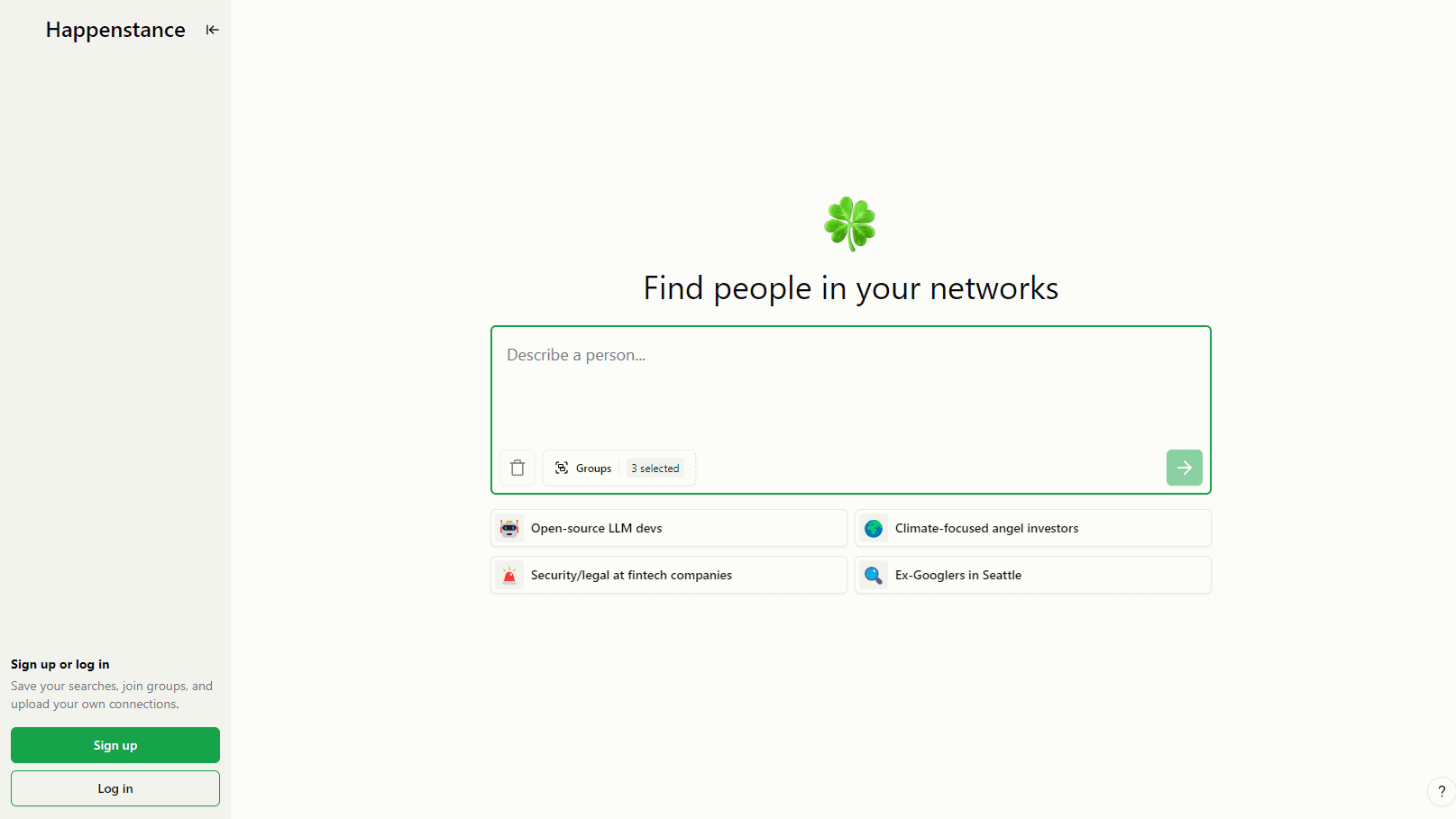 AI-powered platform for professional networking