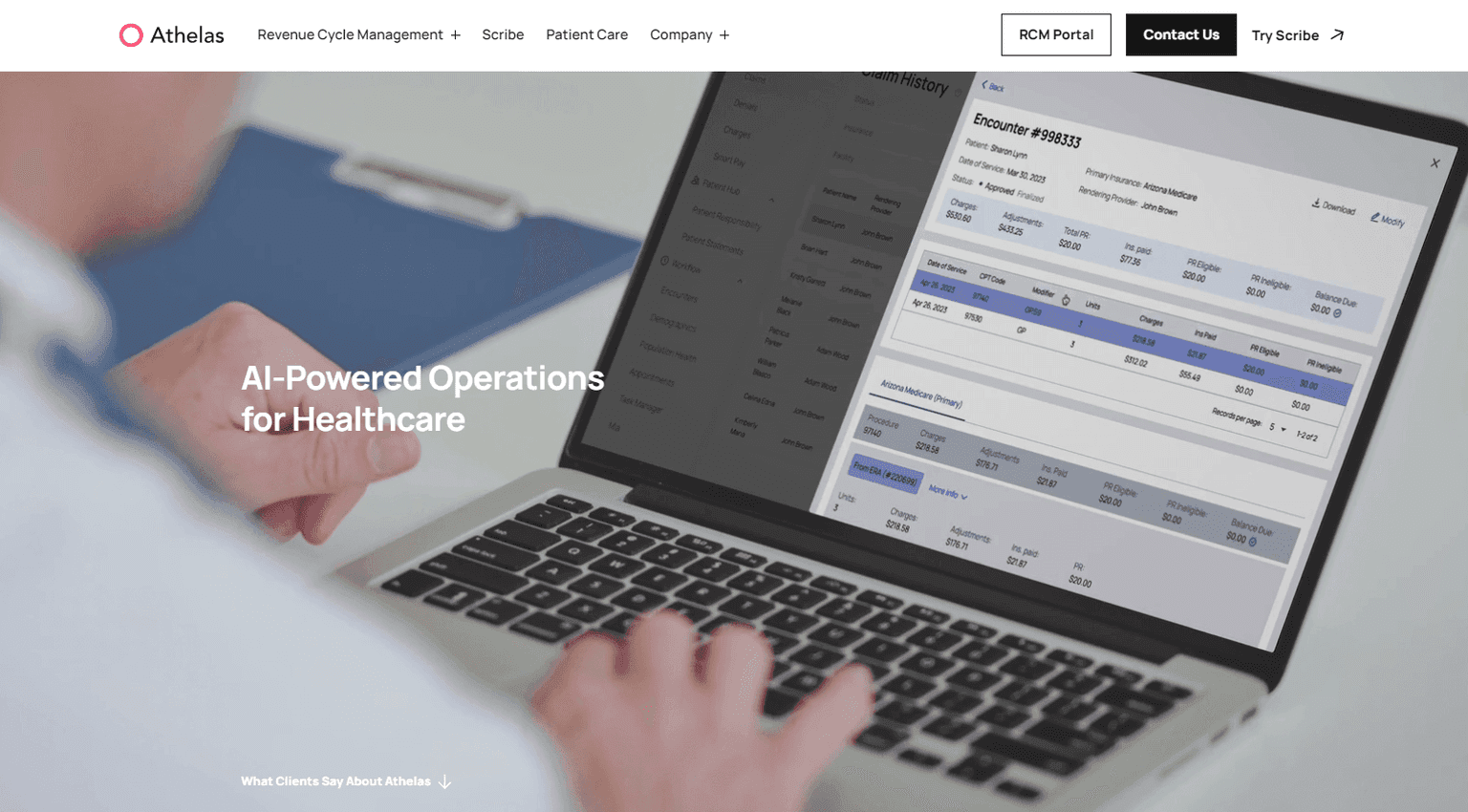 AI-powered remote patient monitoring and chronic care management platform interface