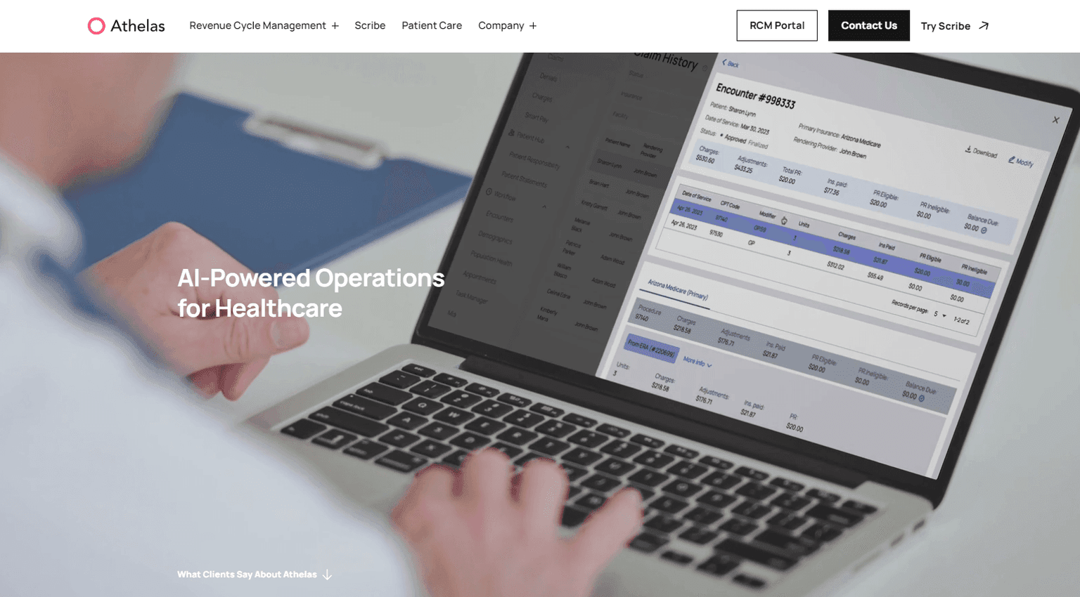 AI-powered remote patient monitoring and chronic care management platform interface