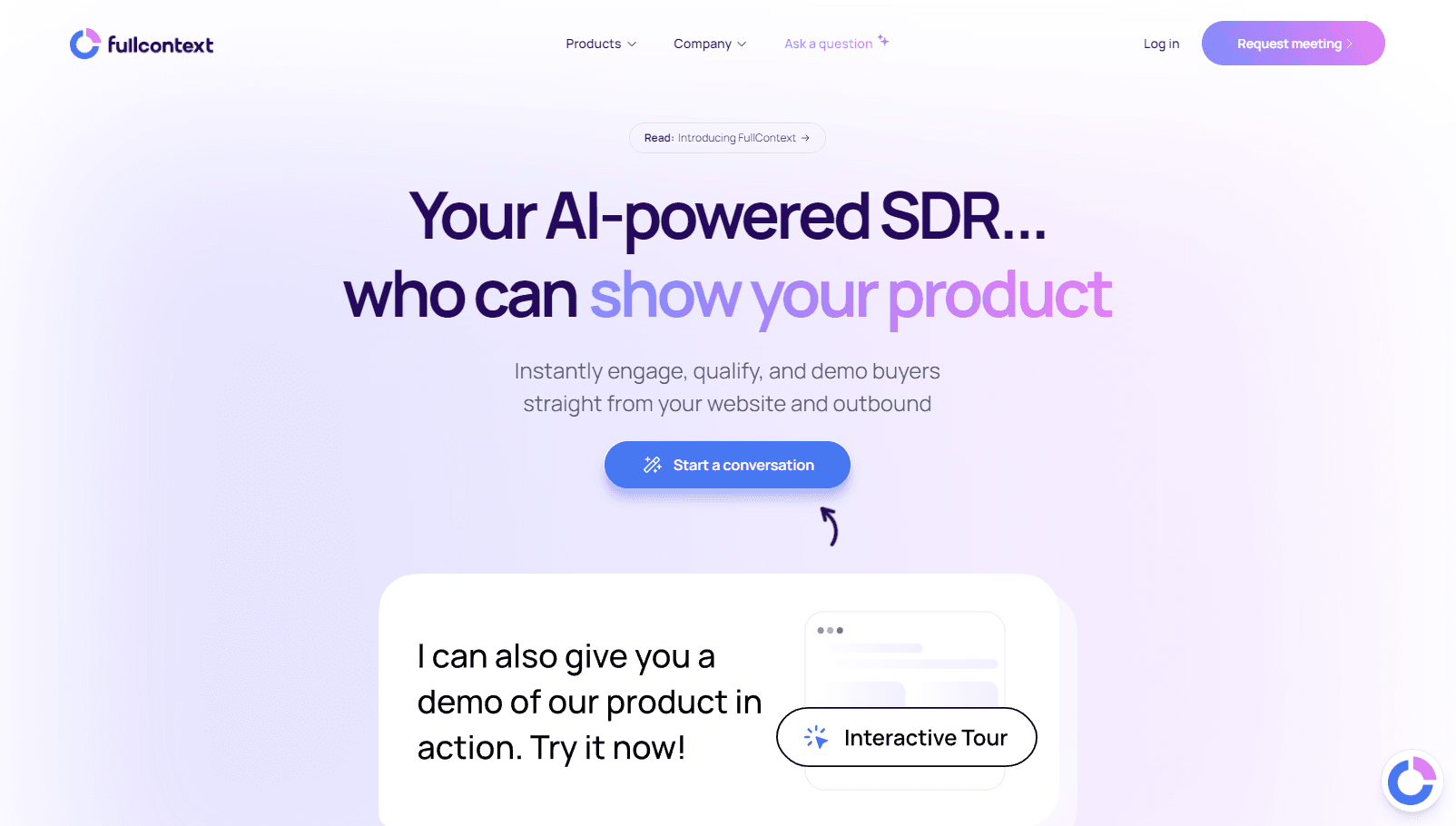AI-powered sales engagement demo