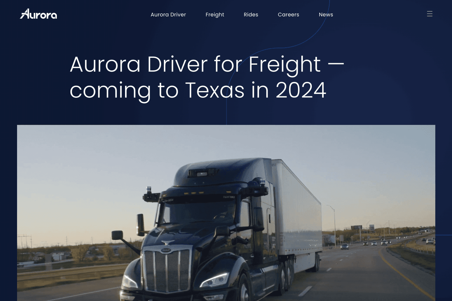 AI-powered self-driving technology interface.