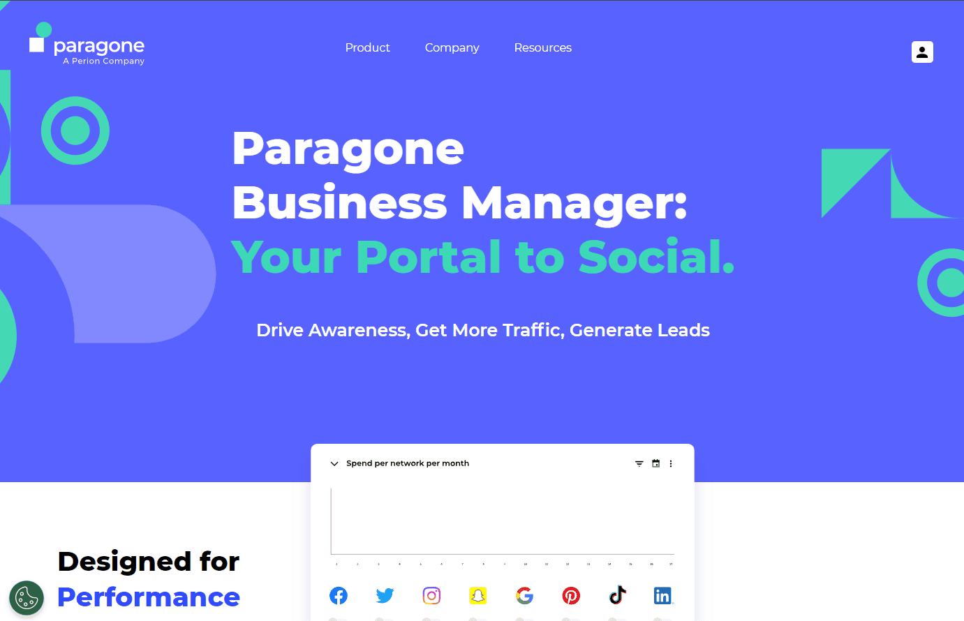 AI-powered social media advertising optimization platform interface.