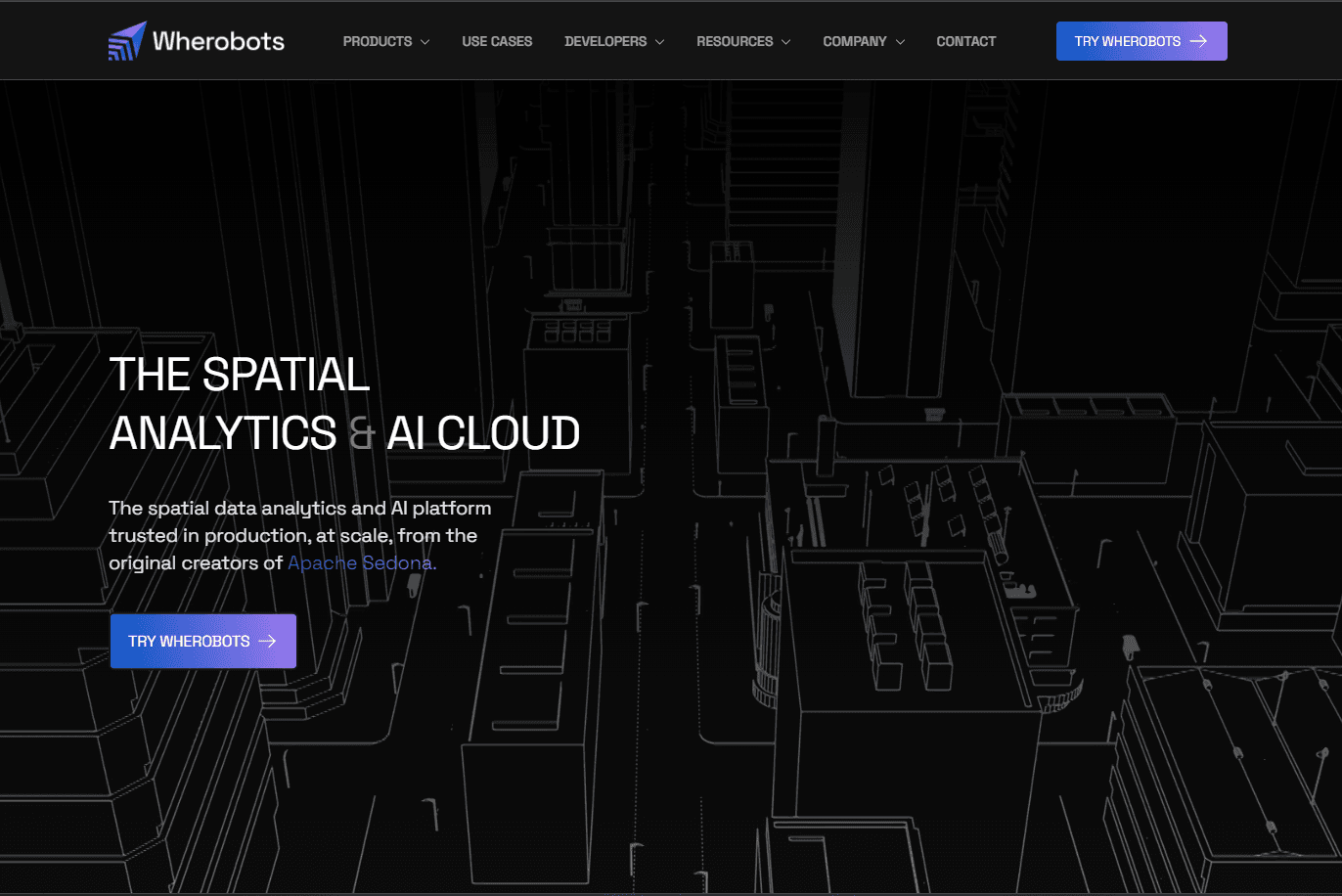AI-powered spatial analytics and data engineering platform interface