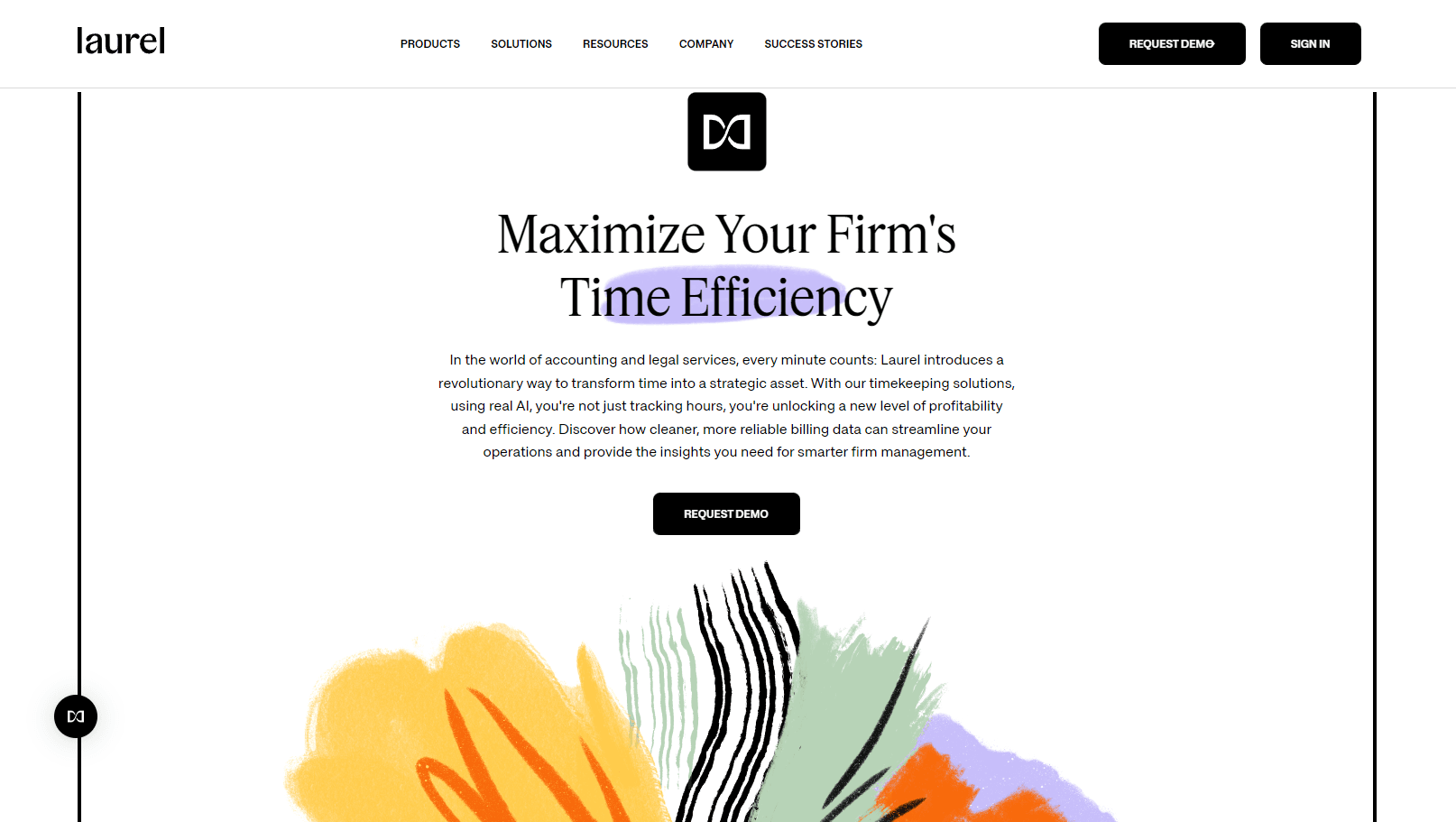 AI-powered timekeeping interface