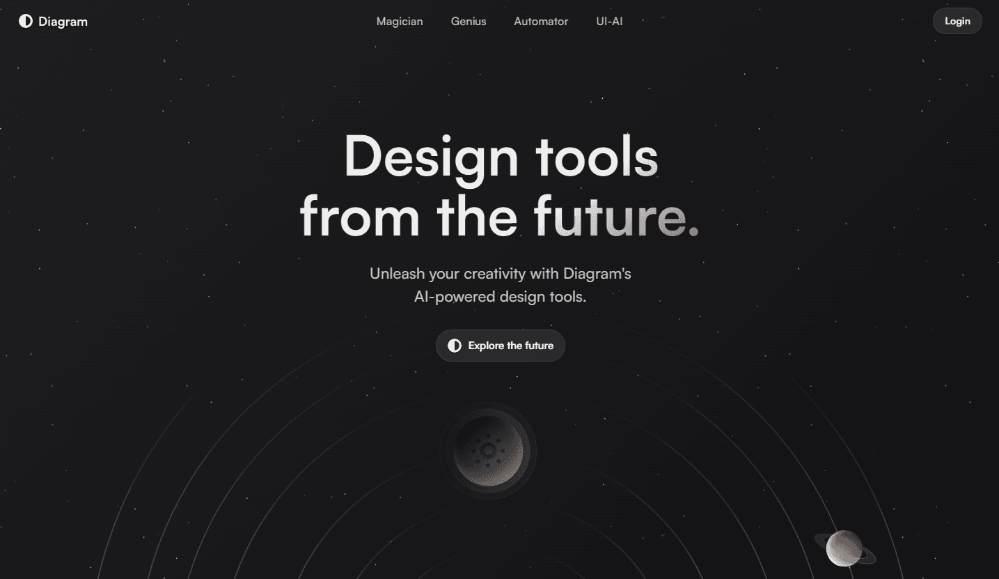 Advanced AI design tools interface.