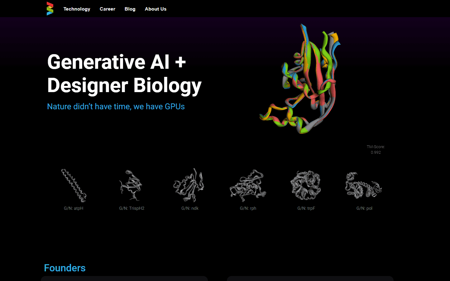 Advanced AI-driven biological design