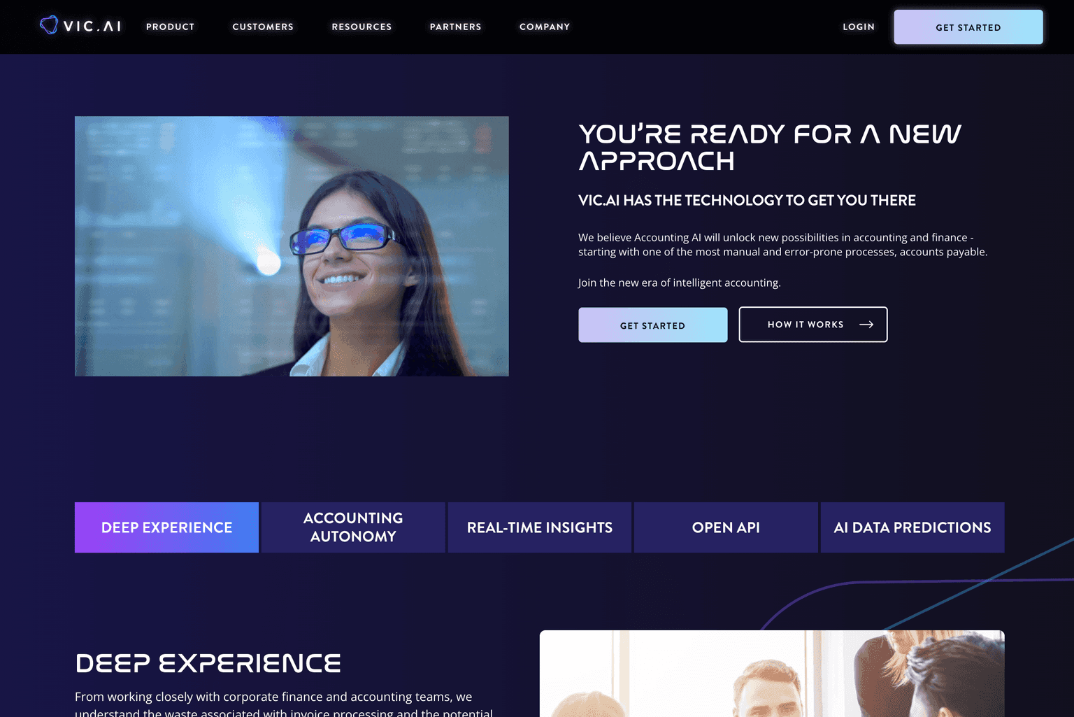 Advanced accounting platform interface