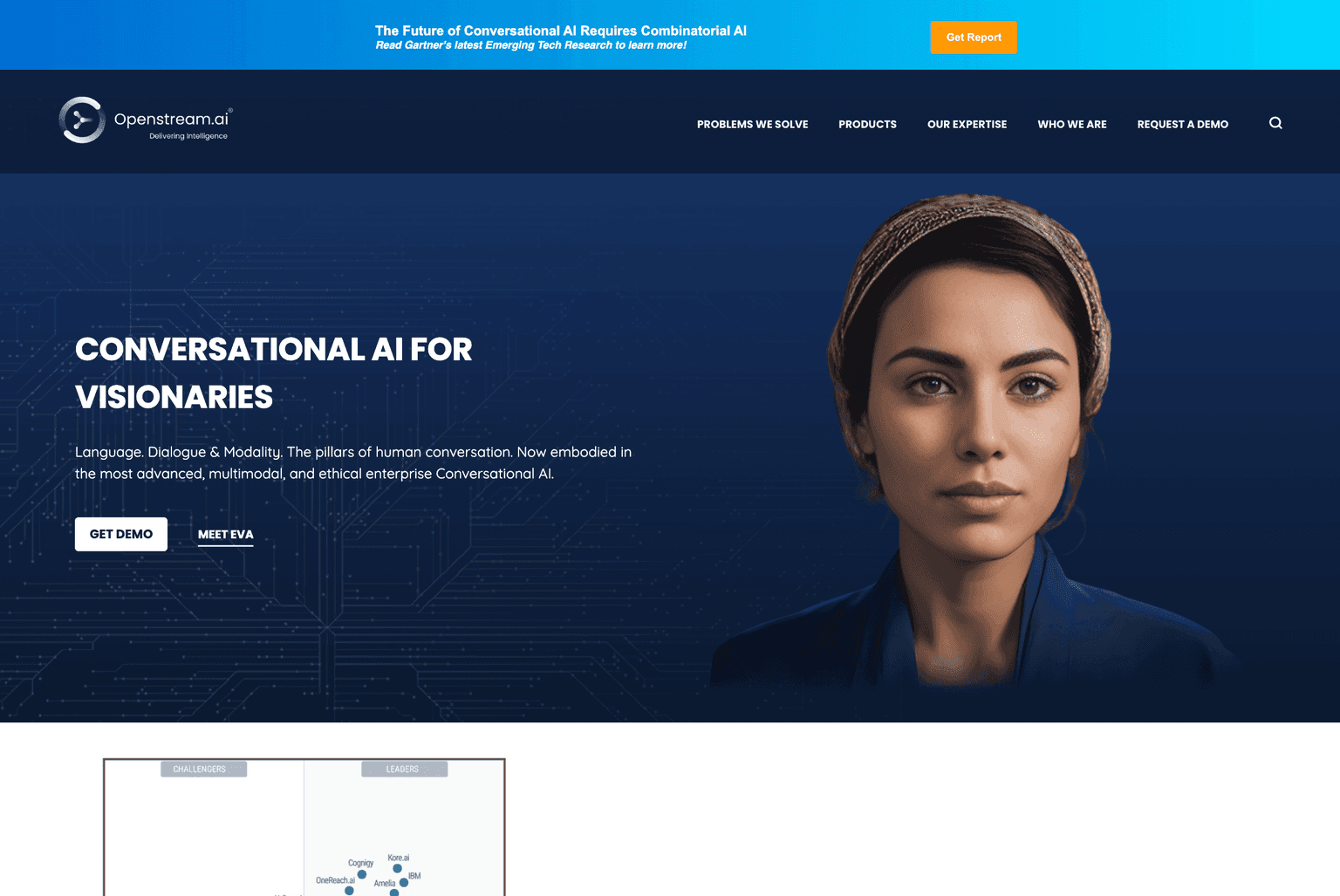 Advanced conversational AI interface