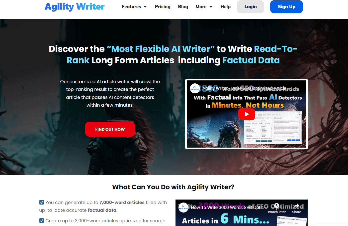 Agility Writer - AI-Powered Long-Form Article Creation