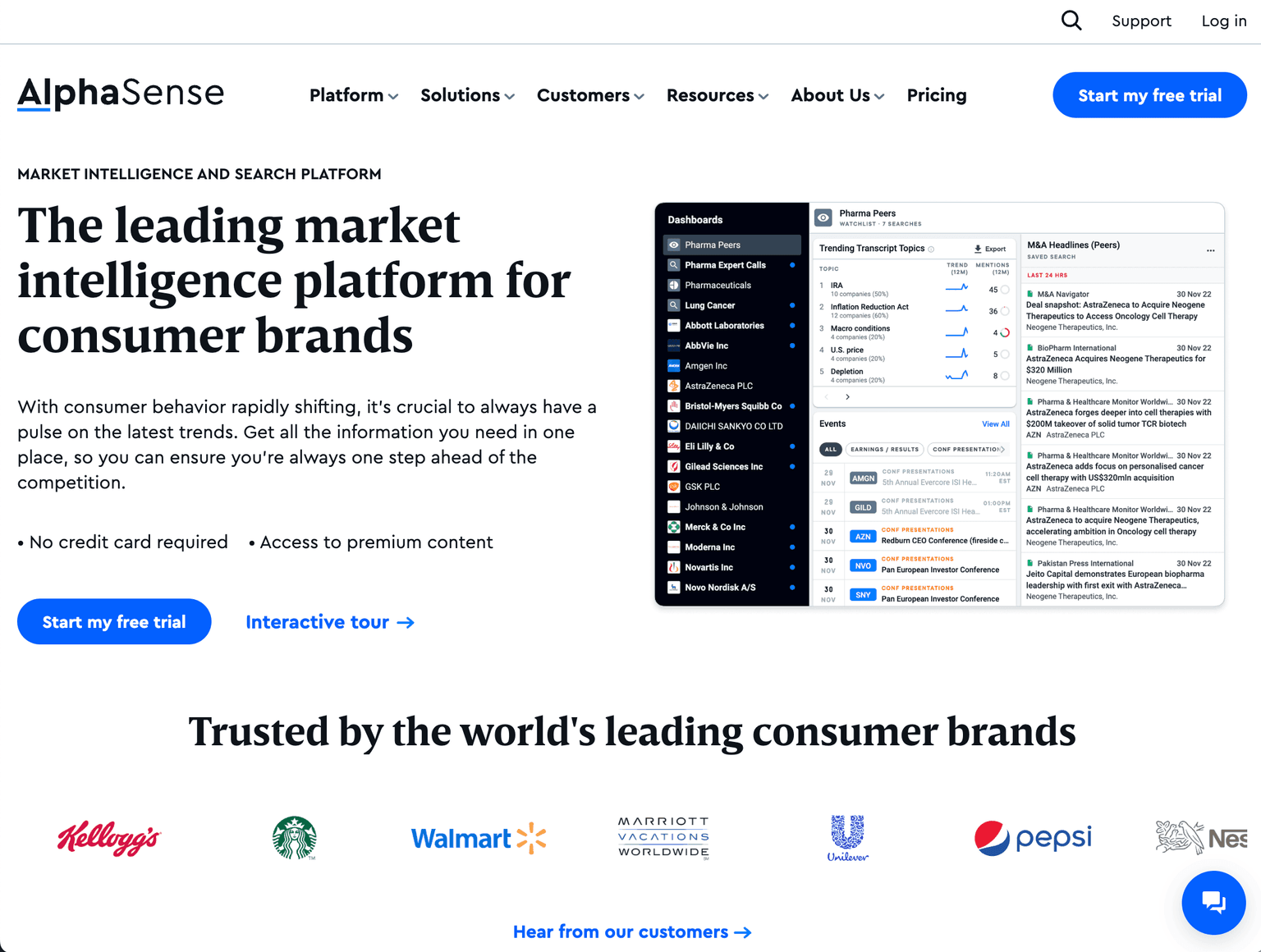 AlphaSense- Market Intelligence Platform