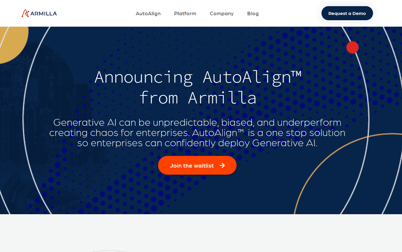Armilla AI's AutoAlign™ Platform Interface