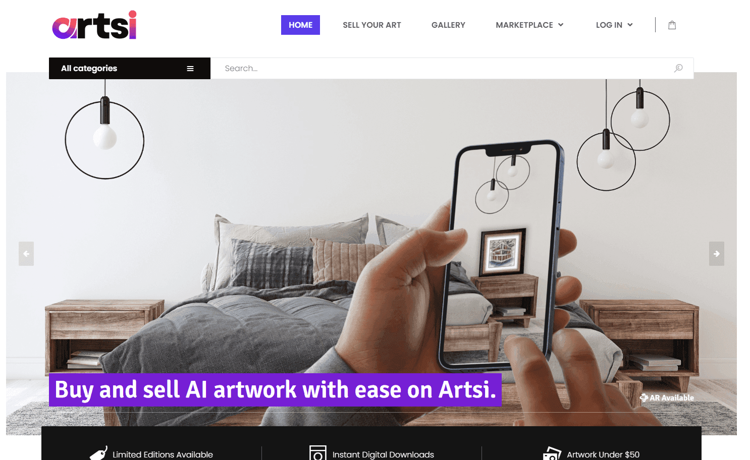 Artsi - The AI Art Marketplace