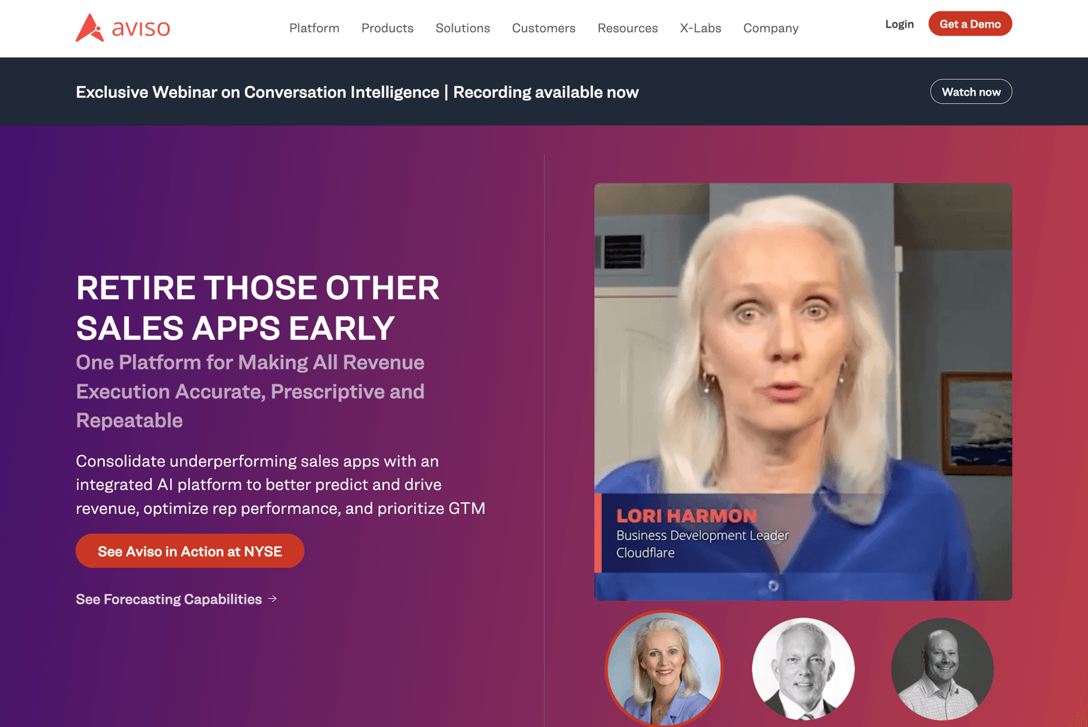 Aviso AI Revenue Intelligence Platform