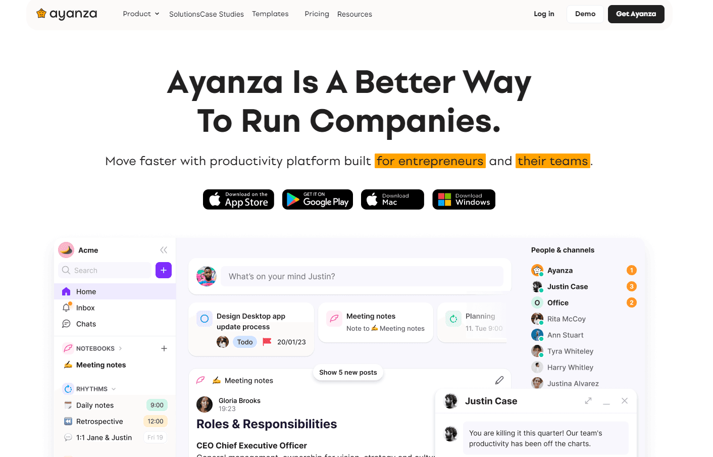 Ayanza - Project Management for Teams