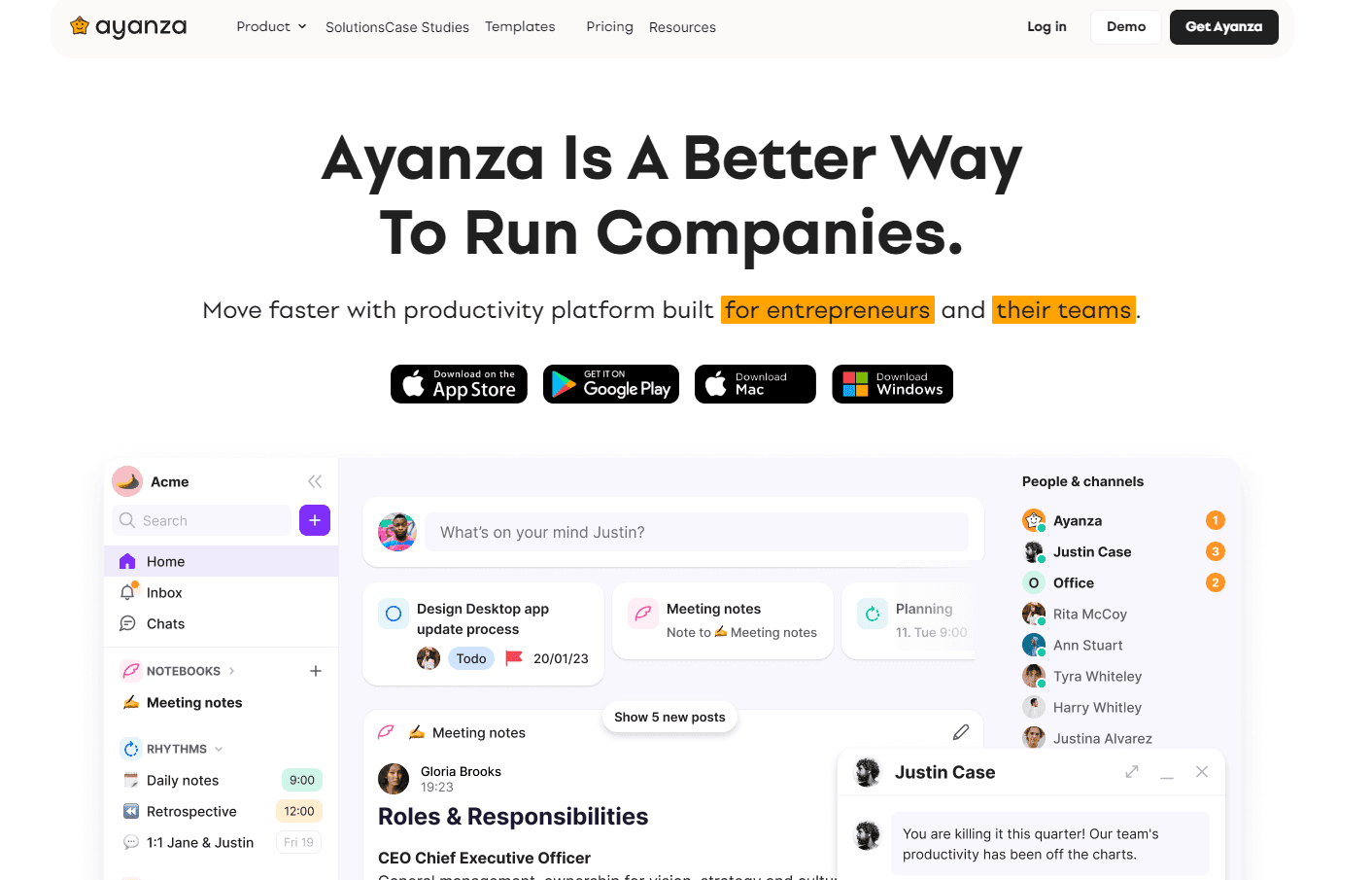 Ayanza - Project Management for Teams