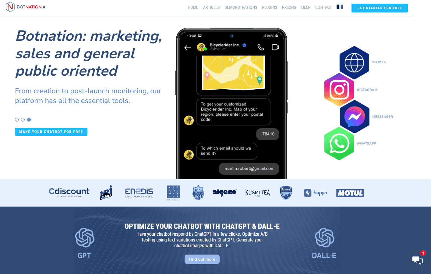 Botnation AI - Chatbot Creation Platform