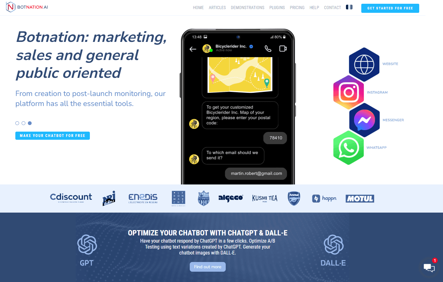 Botnation AI - Chatbot Creation Platform