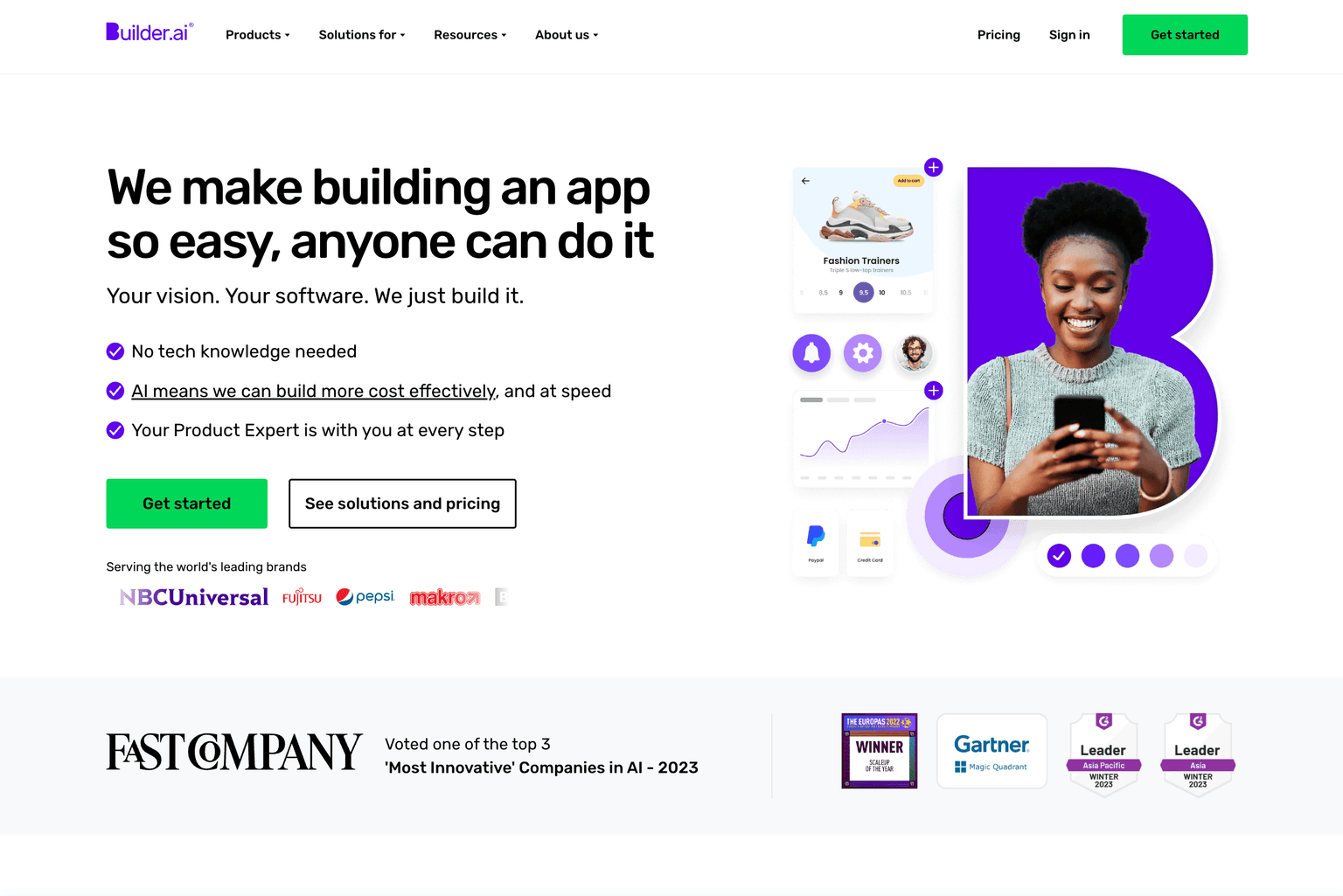 Builder.ai app development platform