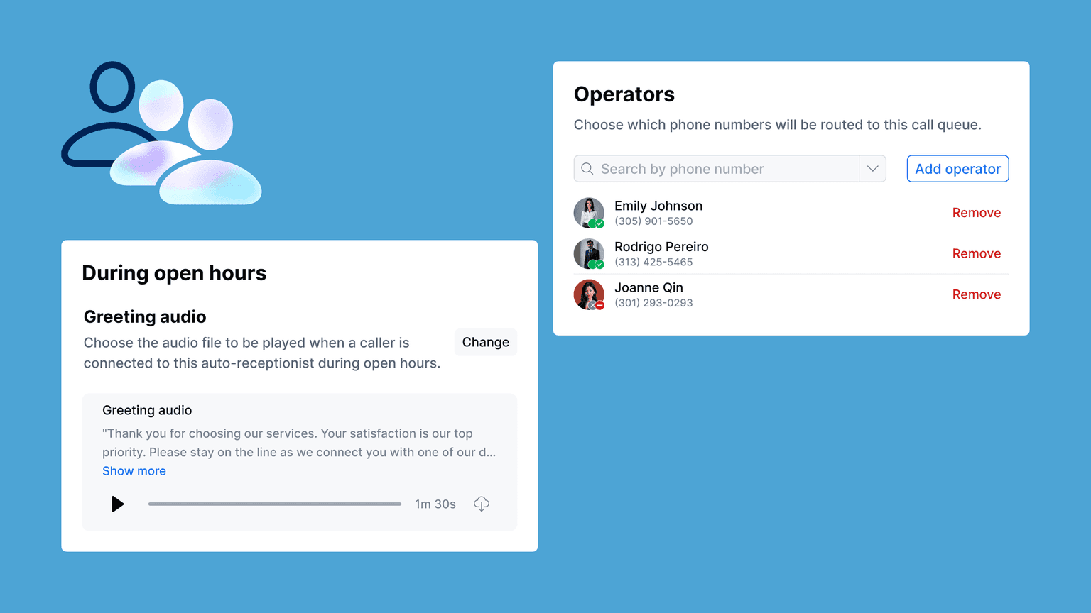 Diallink AI Voice Agents sales & revops tool screenshot