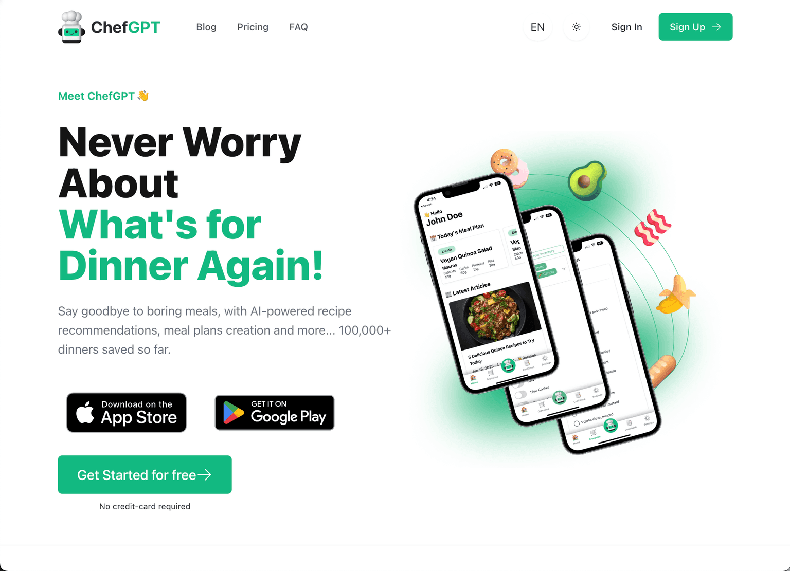 ChefGPT - AI-Powered Personal Chef
