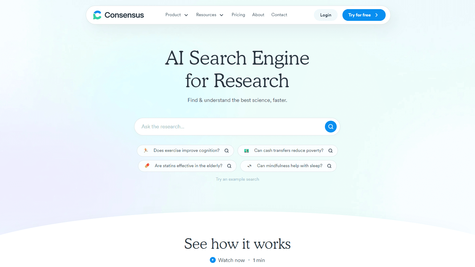 Consensus App collaborative interface