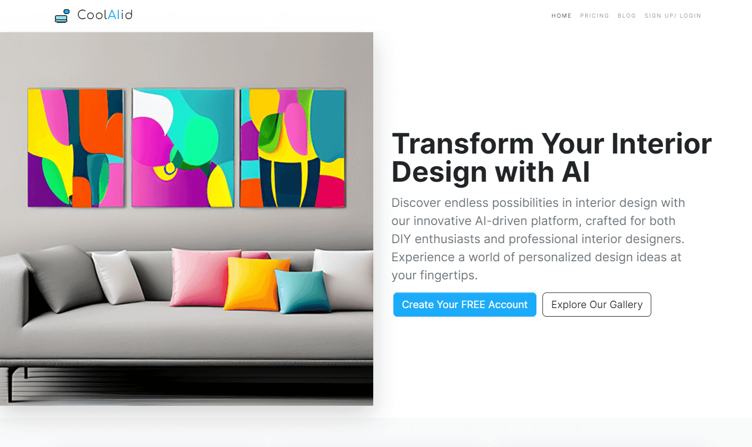 CoolAIid - AI-Powered Interior Design Platform