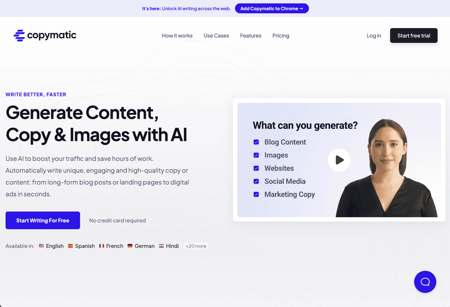 Copymatic - Content Generation Platform