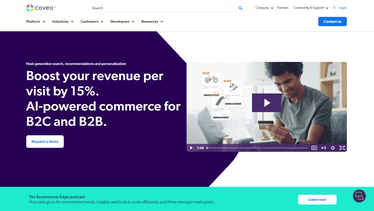 Coveo AI-Powered E-Commerce Platform