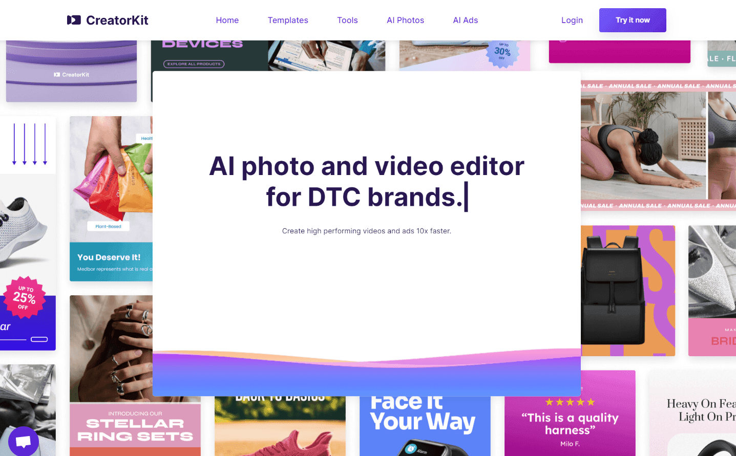 CreatorKit's interactive dashboard