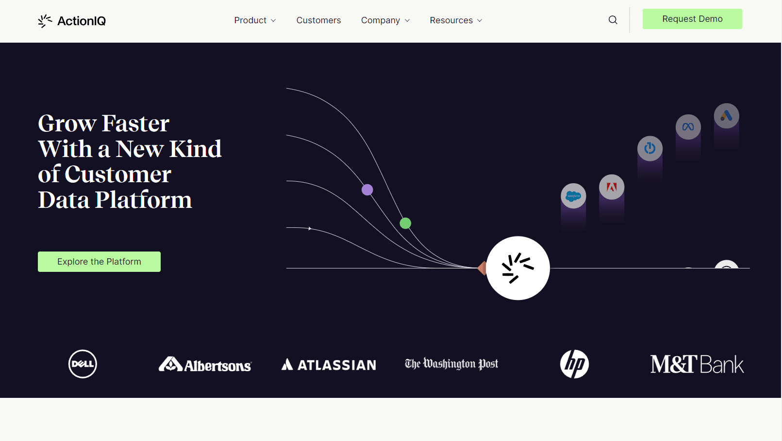 Customer data platform interface