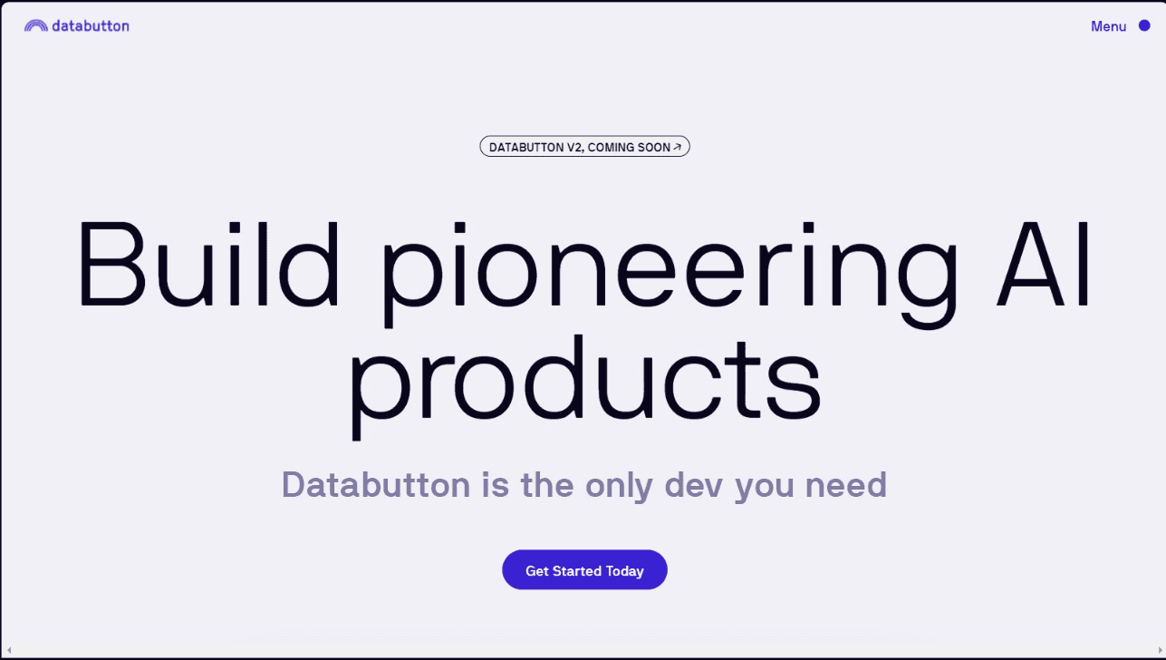 DataButton AI App Development Platform