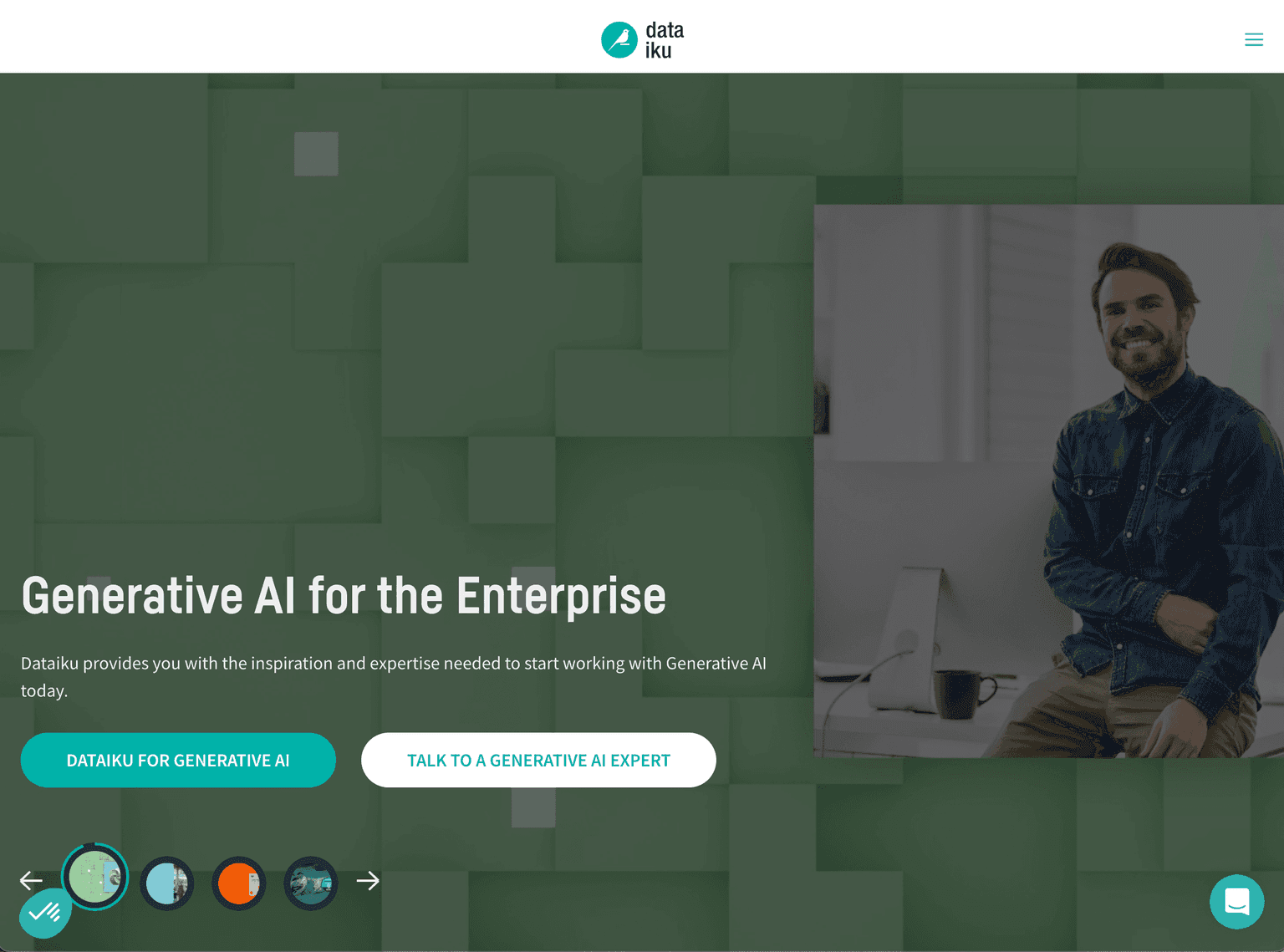 Dataiku platform interface for Everyday AI