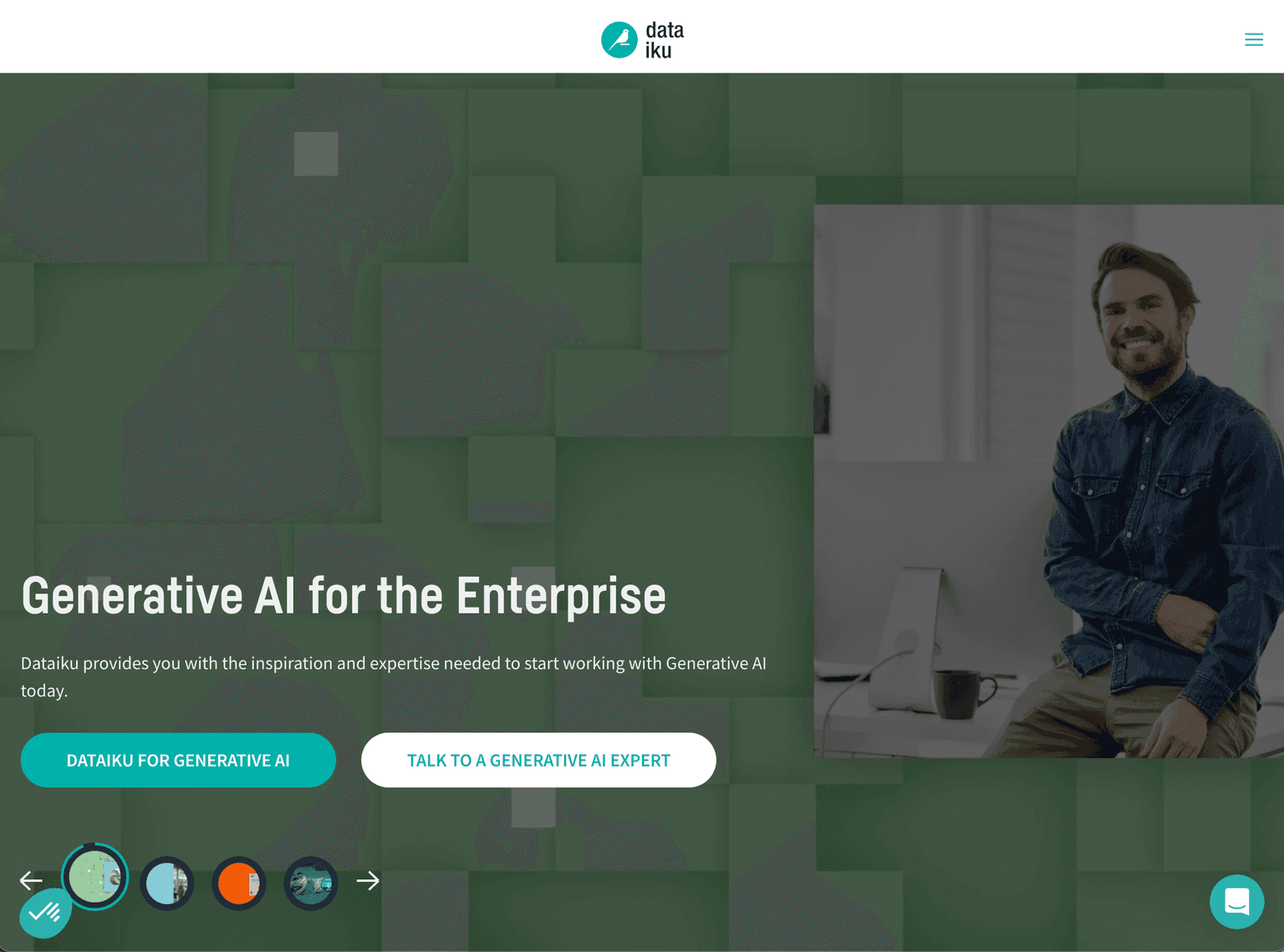 Dataiku platform interface for Everyday AI