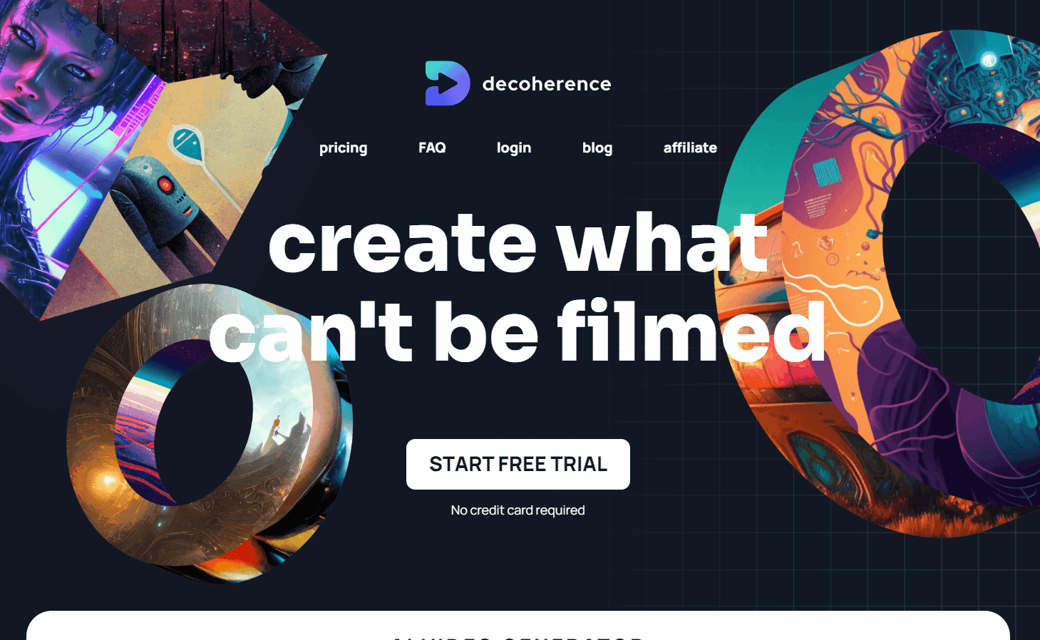 Decoherence - AI-driven music video creation