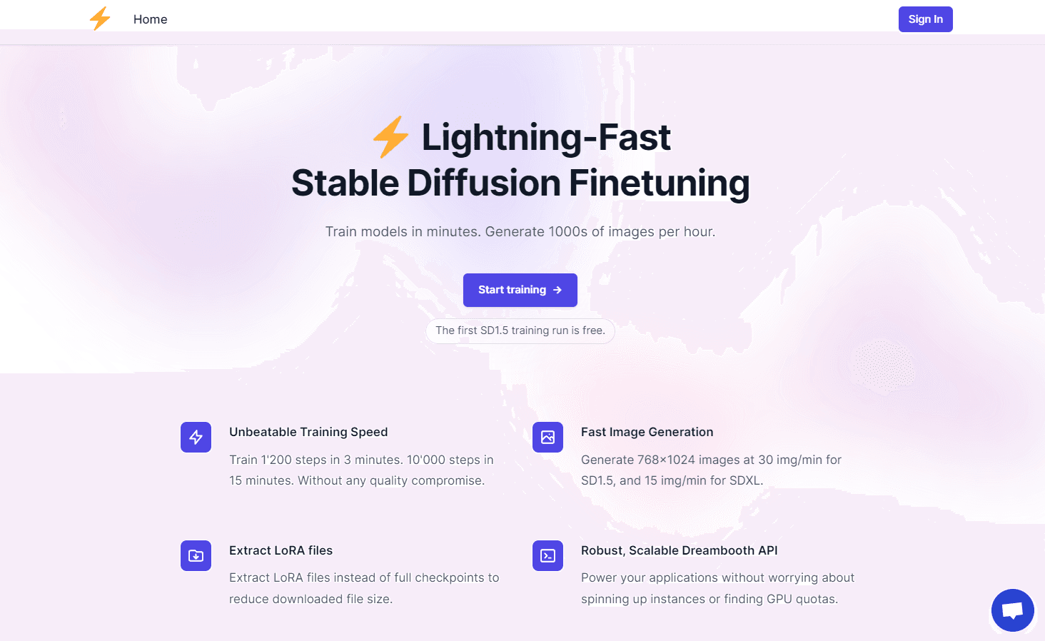 Dreamlook AI - Rapid Stable Diffusion Finetuning
