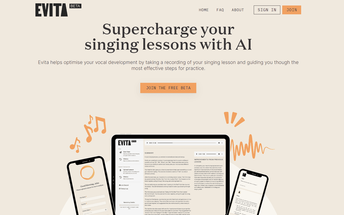EVITA - AI-Powered Singing Coach