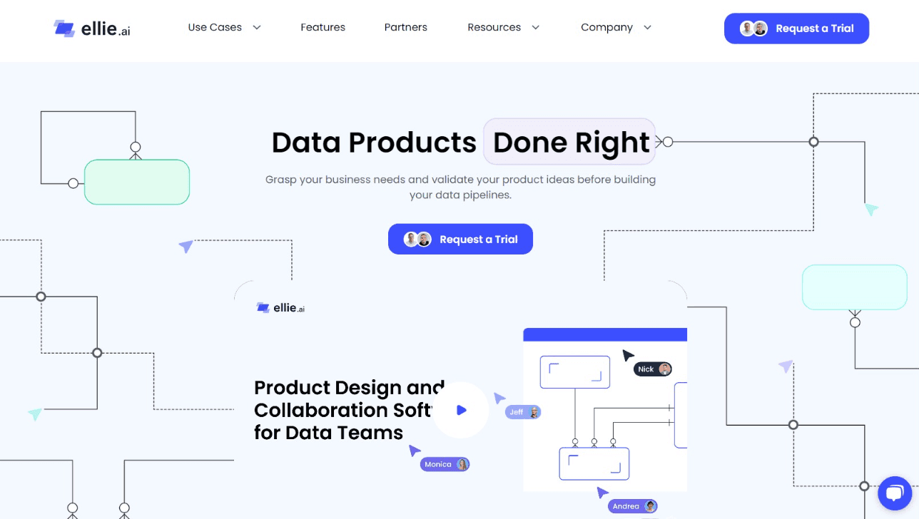 Ellie AI Data Product Design Platform