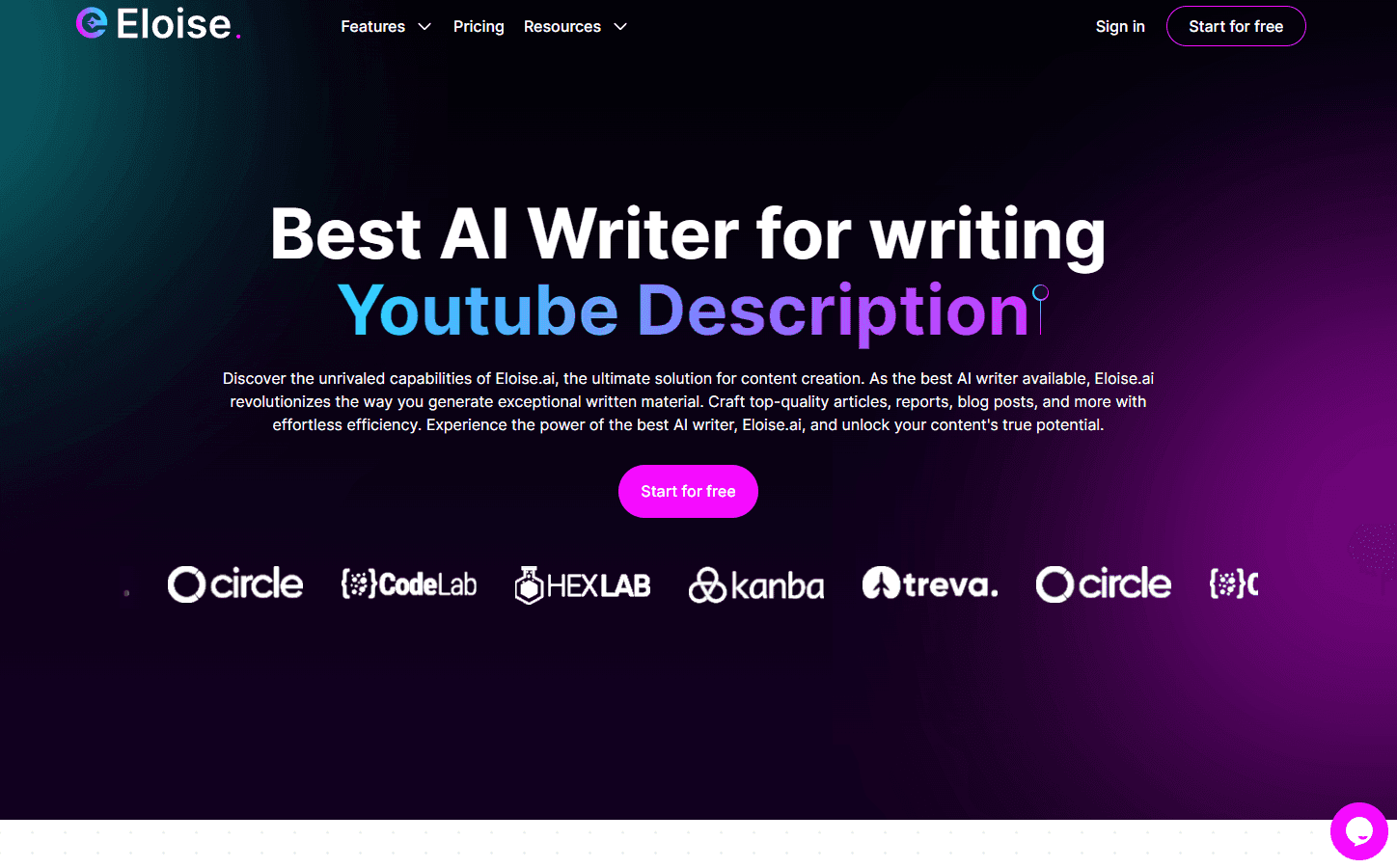 Eloise AI - Advanced AI Writing Solution