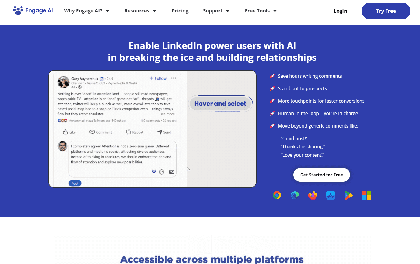 Engage AI - AI-Powered LinkedIn Engagement
