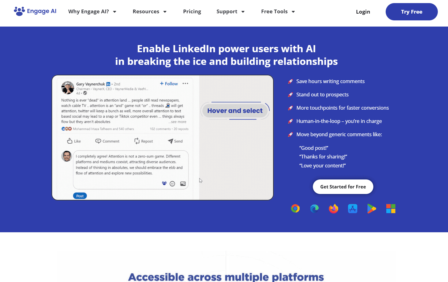Engage AI - AI-Powered LinkedIn Engagement