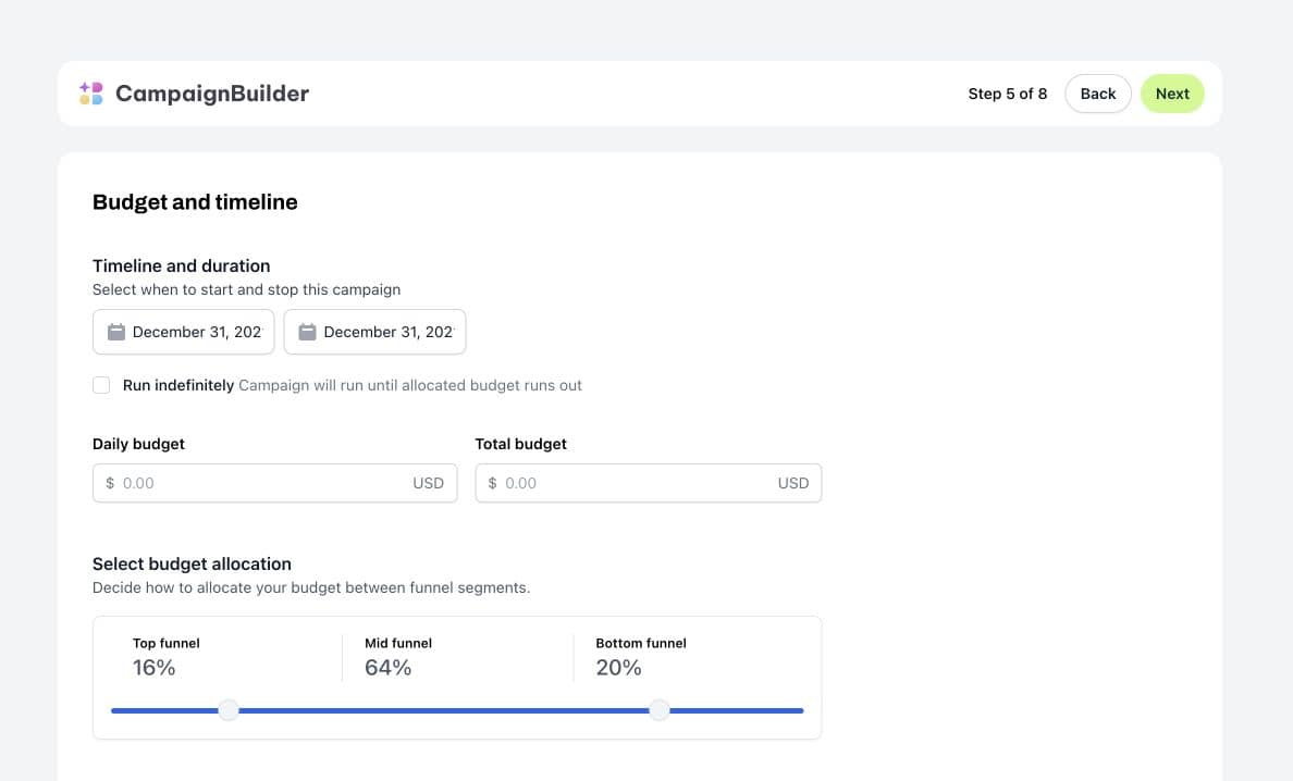 CampaignBuilder marketing & seo tool screenshot 2