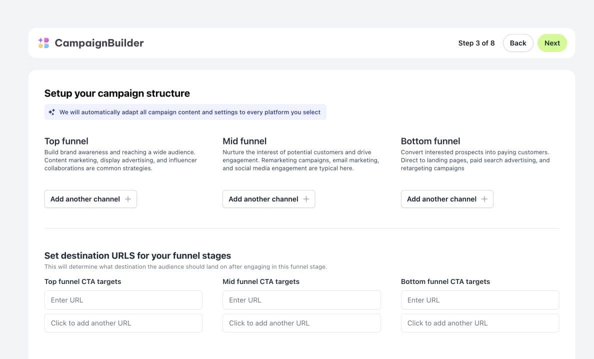 CampaignBuilder marketing & seo tool screenshot 3