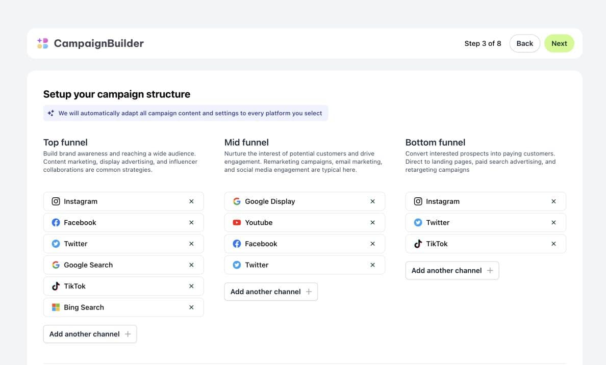CampaignBuilder marketing & seo tool screenshot 4