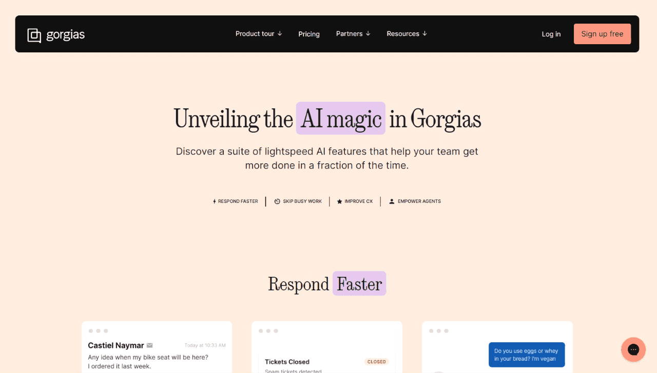 Gorgias AI Customer Service Platform