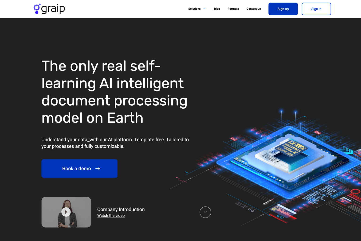 Graip.AI Document Processing Visualization