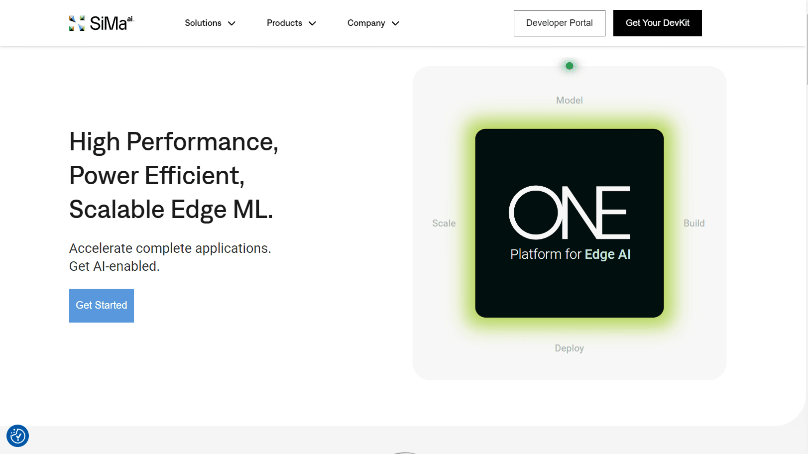 High-performance edge ML platform interface